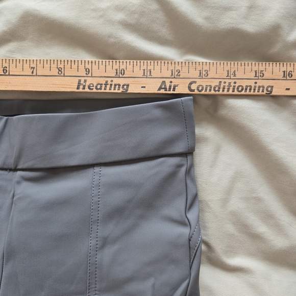 Zara Women's Gray Topstitched High Rise Legging with Stirrup - Picture 5 of 7